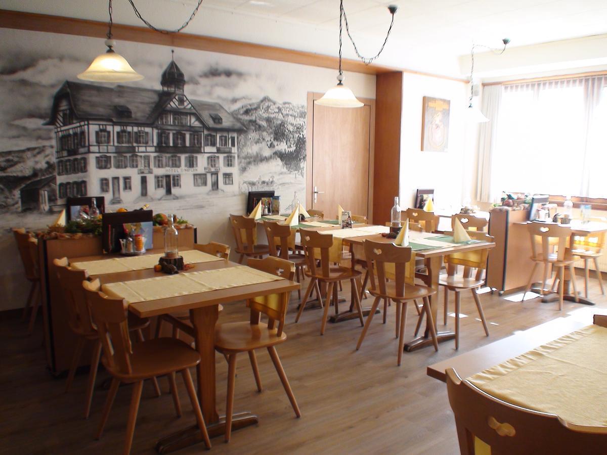 Hotel Restaurant Simplon Frutigen Exterior foto